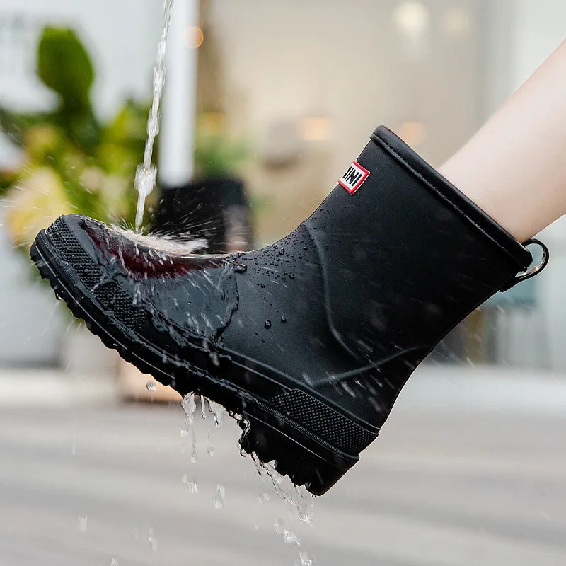 HydraWalker 2.0 | Chic Waterproof Mid-Calf Rain Boots for Ladies
