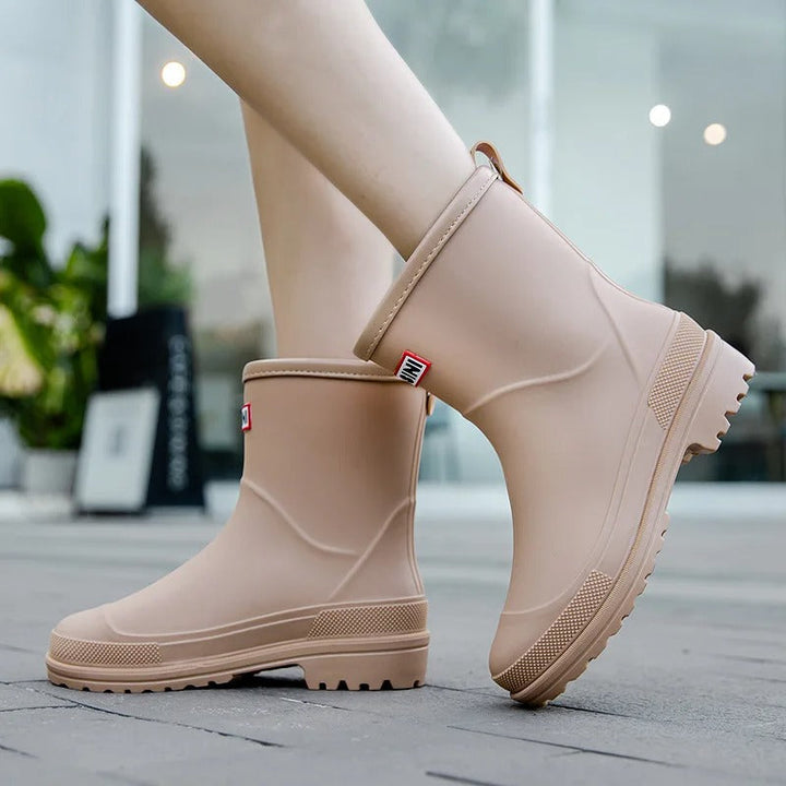 HydraWalker 2.0 | Chic Waterproof Mid-Calf Rain Boots for Ladies