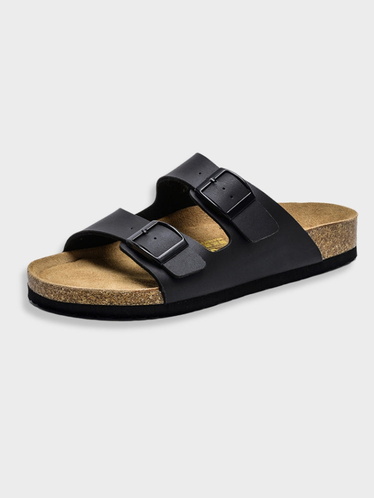 Caden Suede Flat Sandals for Him