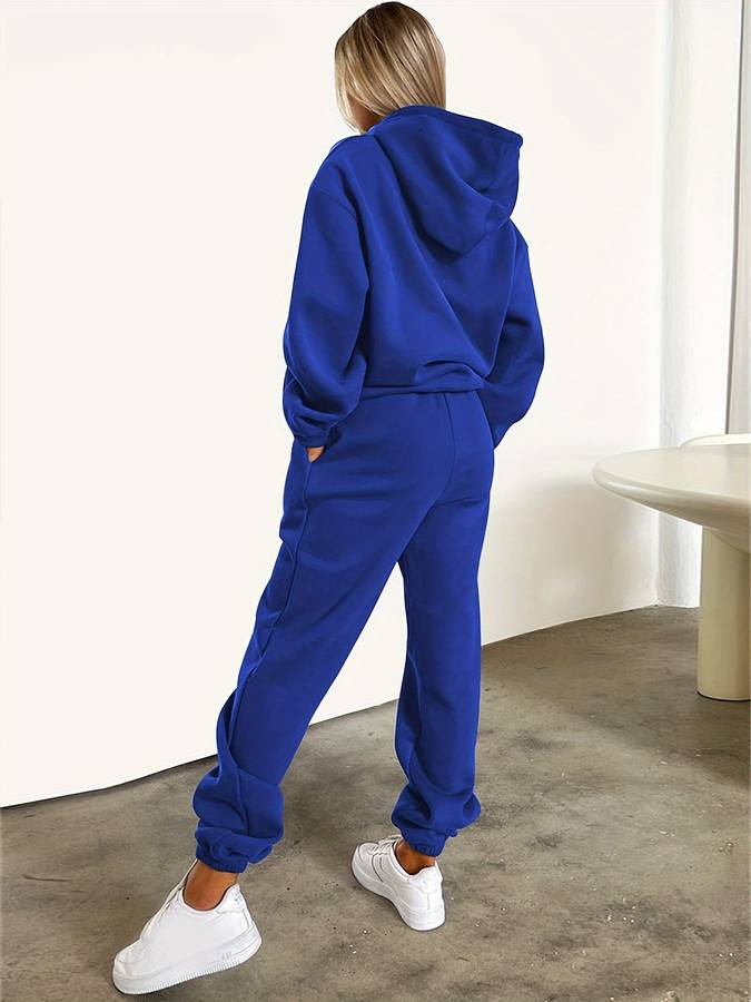 Leisure Women's Hoodie and Sweatpants Ensemble - Ava