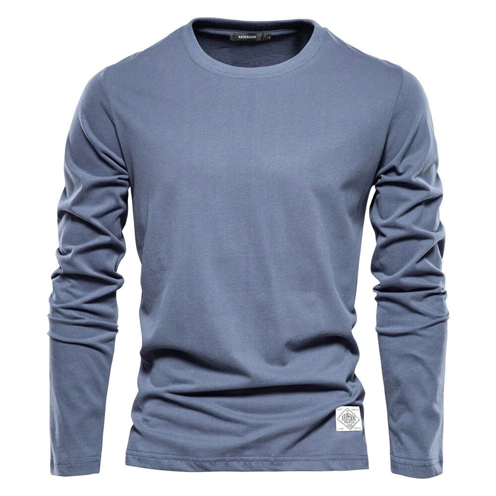 Essential Cotton Shirt for Men with Long Sleeves – Alex