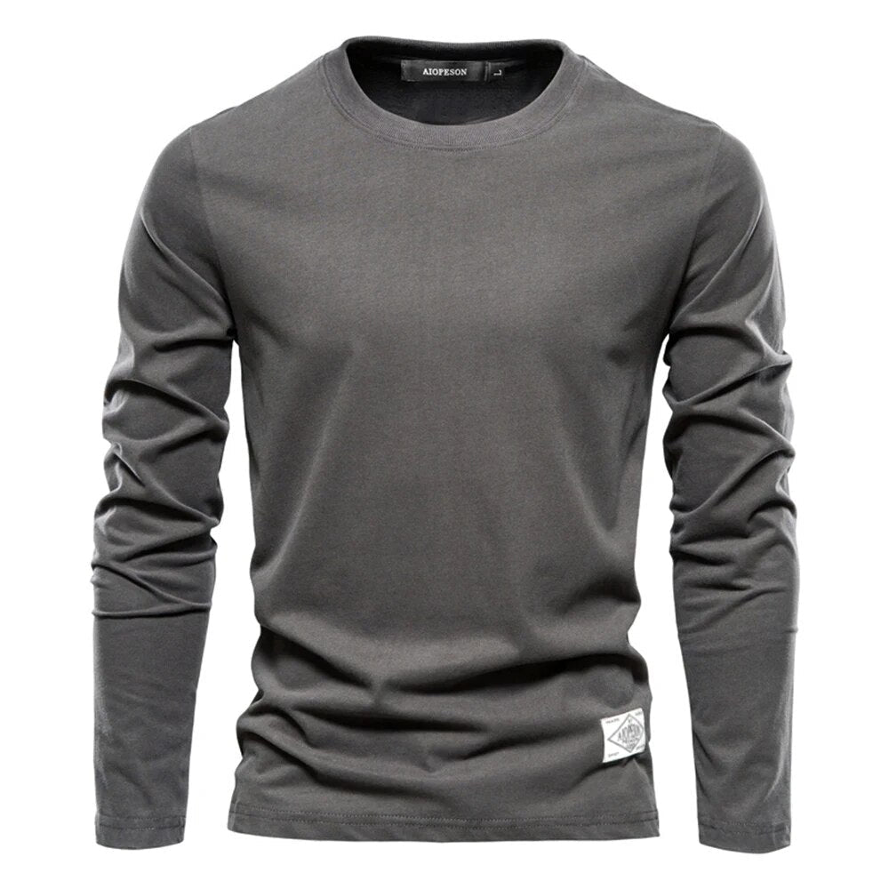 Essential Cotton Shirt for Men with Long Sleeves – Alex