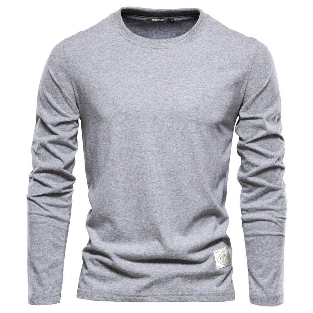 Essential Cotton Shirt for Men with Long Sleeves – Alex