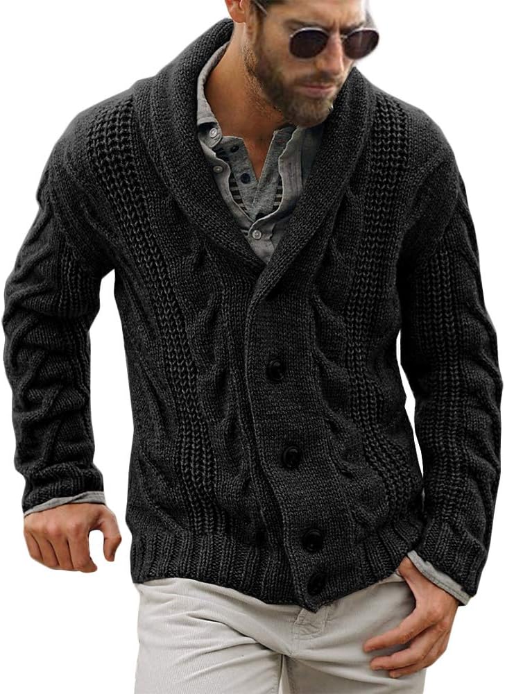Stylish Knit Cardigan for Men - Ethan