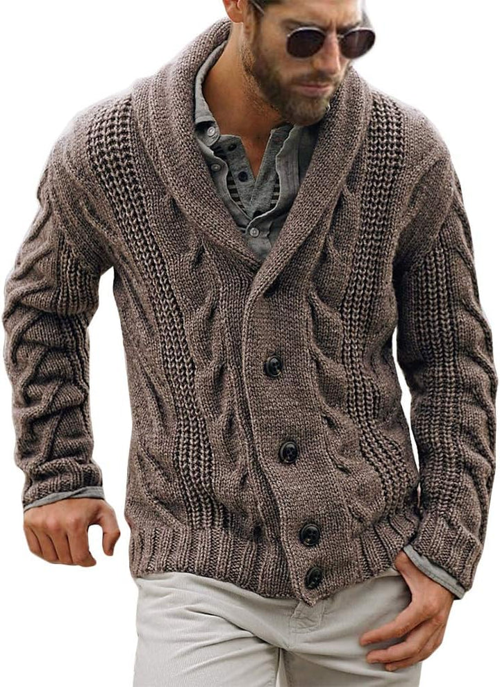 Stylish Knit Cardigan for Men - Ethan