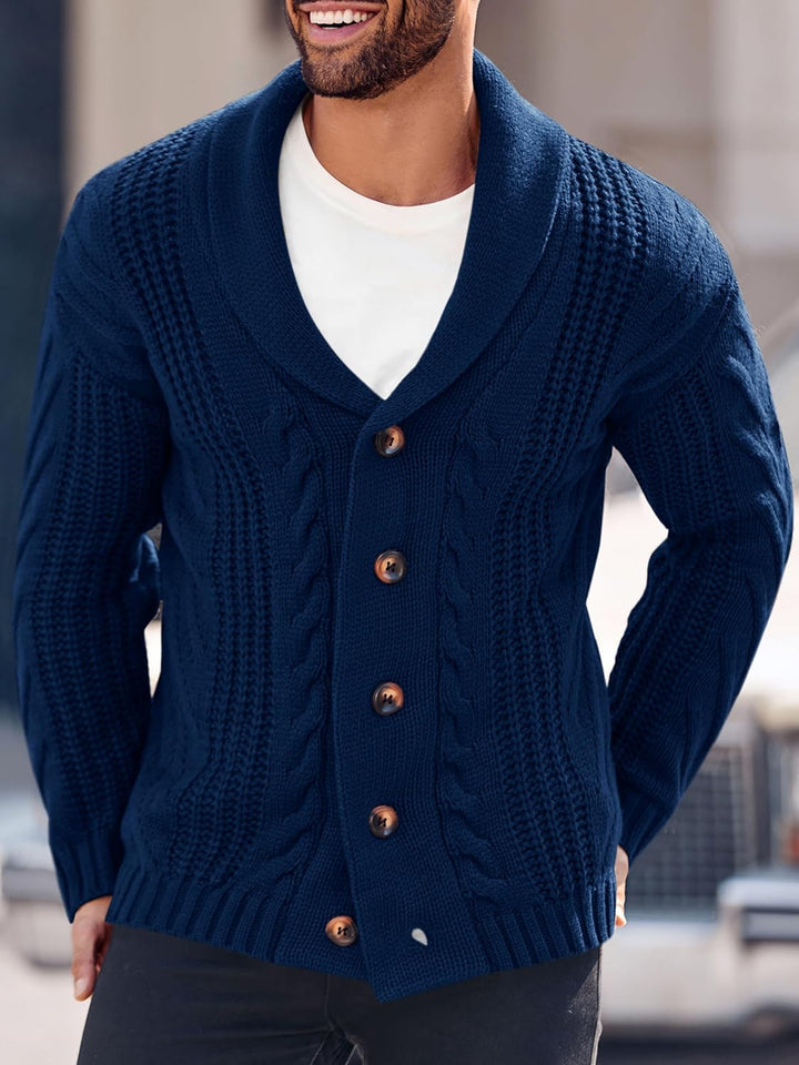 Stylish Knit Cardigan for Men - Ethan