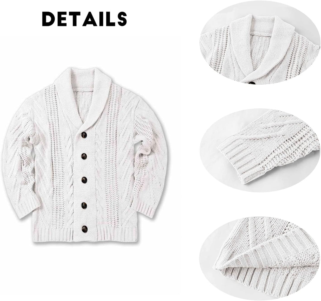Stylish Knit Cardigan for Men - Ethan