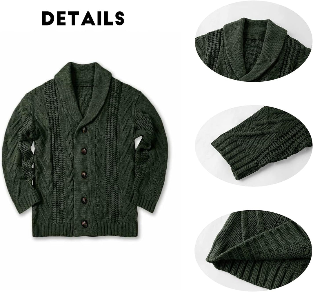 Stylish Knit Cardigan for Men - Ethan