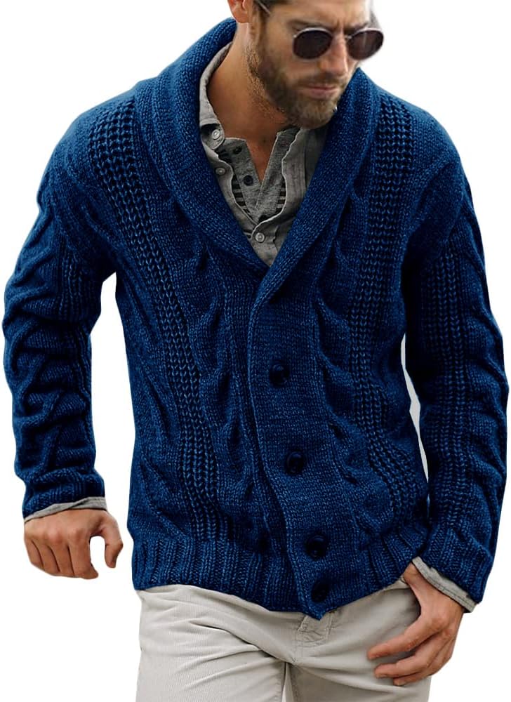 Stylish Knit Cardigan for Men - Ethan