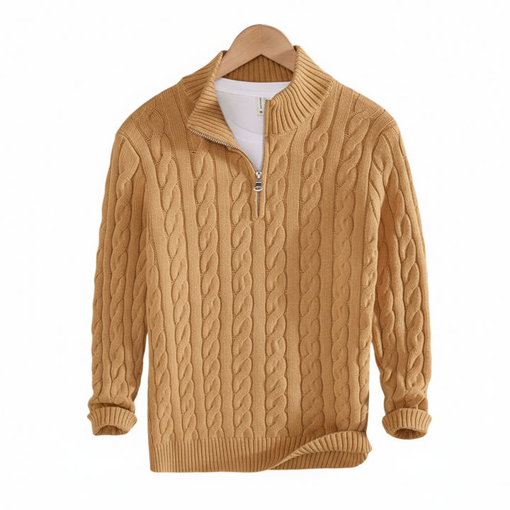 Vincent's Cozy Half-Zip Pullover for Men