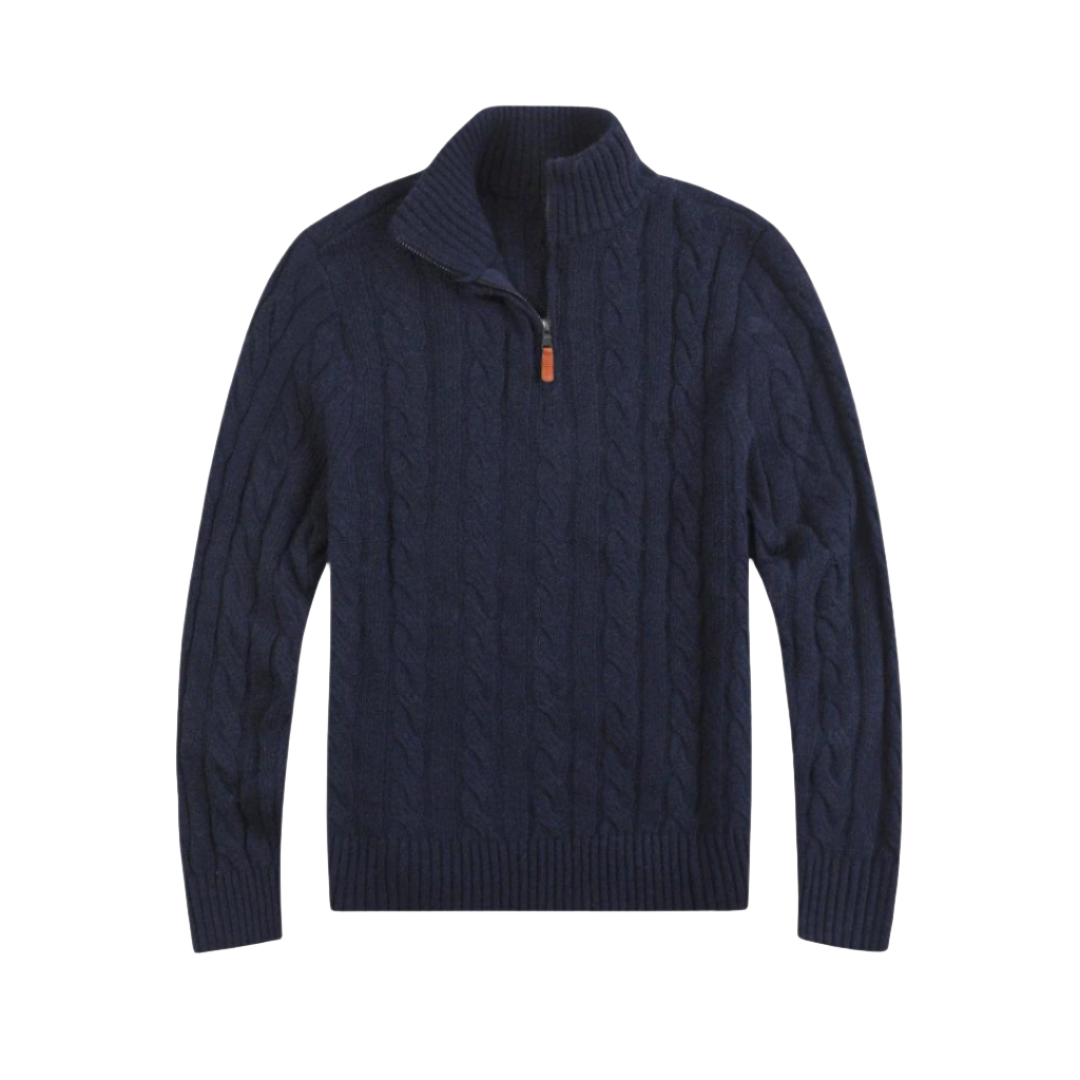 Vincent's Cozy Half-Zip Pullover for Men