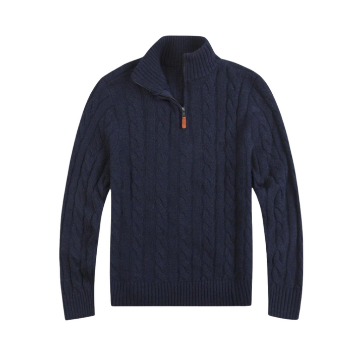 Vincent's Cozy Half-Zip Pullover for Men
