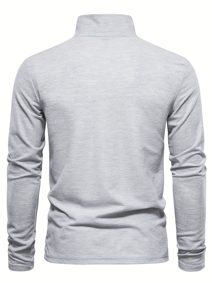 Classic Fit Long-Sleeve Polo for Men