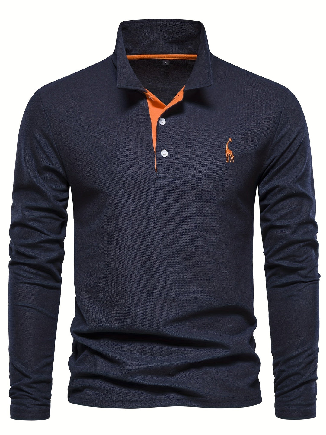Classic Fit Long-Sleeve Polo for Men