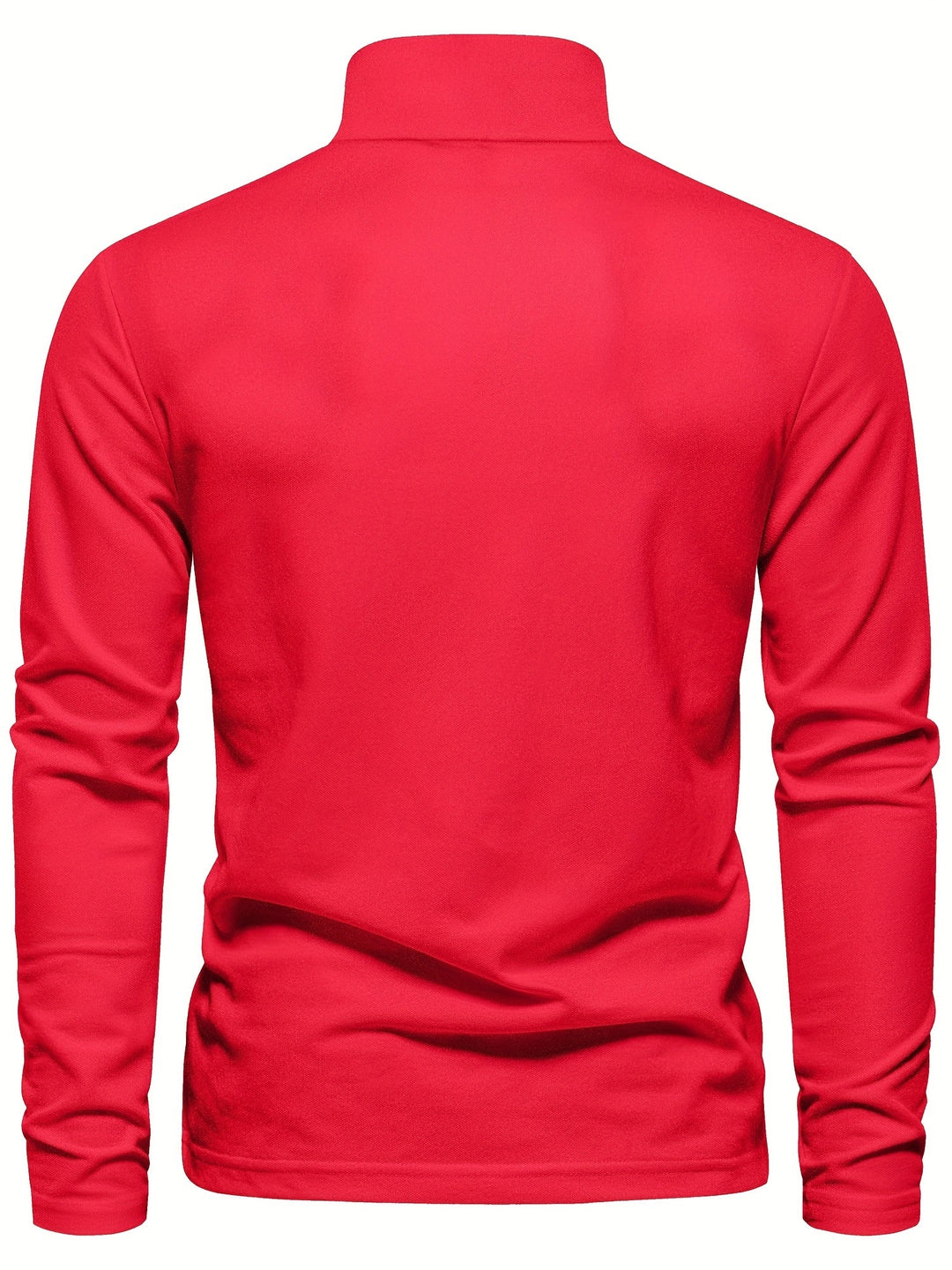 Breathable Long-Sleeve Polo Shirt for Men