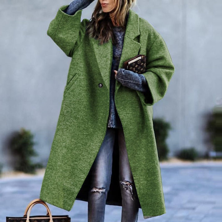 Evelyn - Stylish Wool Overcoat for Ultimate Comfort and Classic Appeal