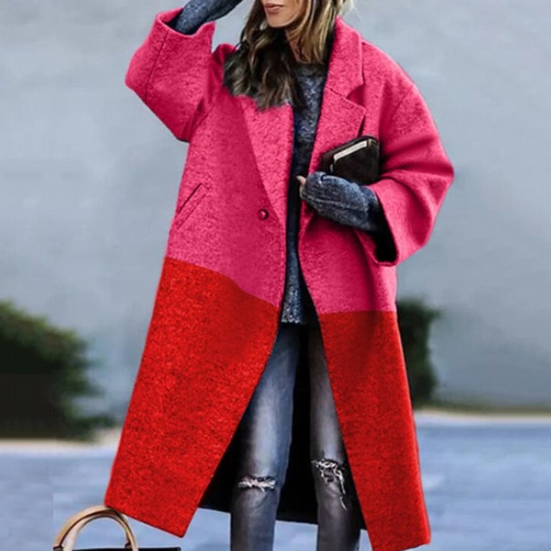 Evelyn - Stylish Wool Overcoat for Ultimate Comfort and Classic Appeal