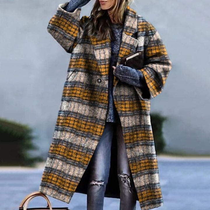 Evelyn - Stylish Wool Overcoat for Ultimate Comfort and Classic Appeal
