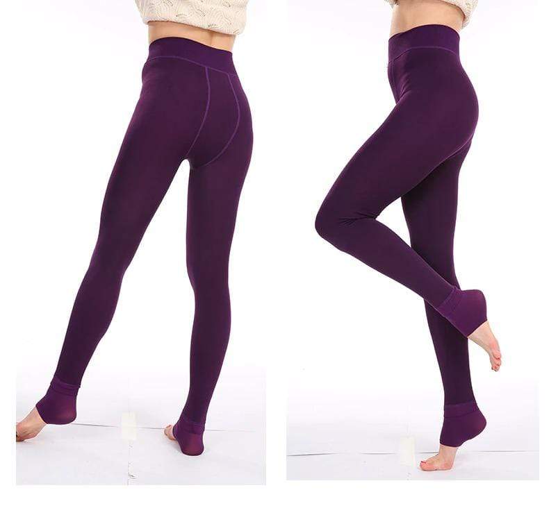 Cozy Winter Leggings with Fleece Lining - Ava