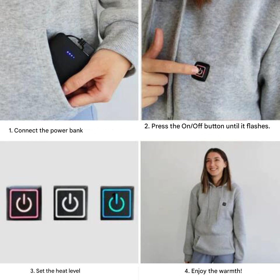 Cozy Electric Hoodie - WarmWear