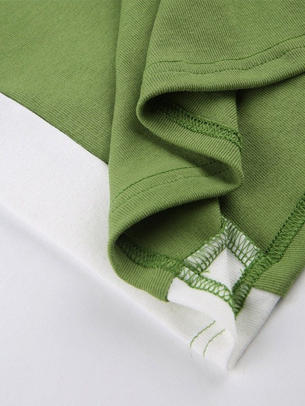 Coastal Elegance Contrast Tank Top