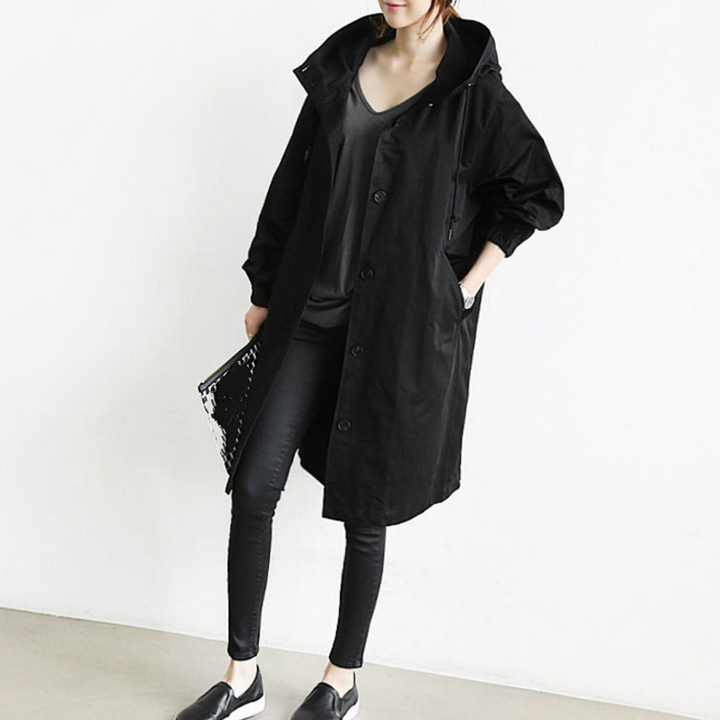 Hooded Women's Overcoat - Sophie
