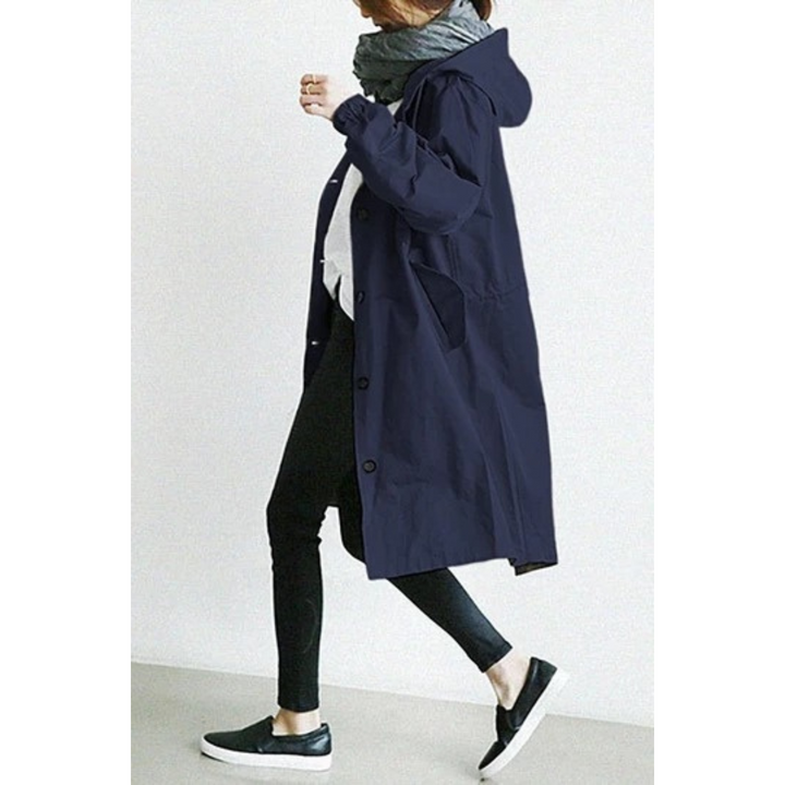 Hooded Women's Overcoat - Sophie