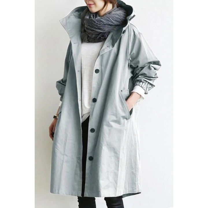 Hooded Women's Overcoat - Sophie
