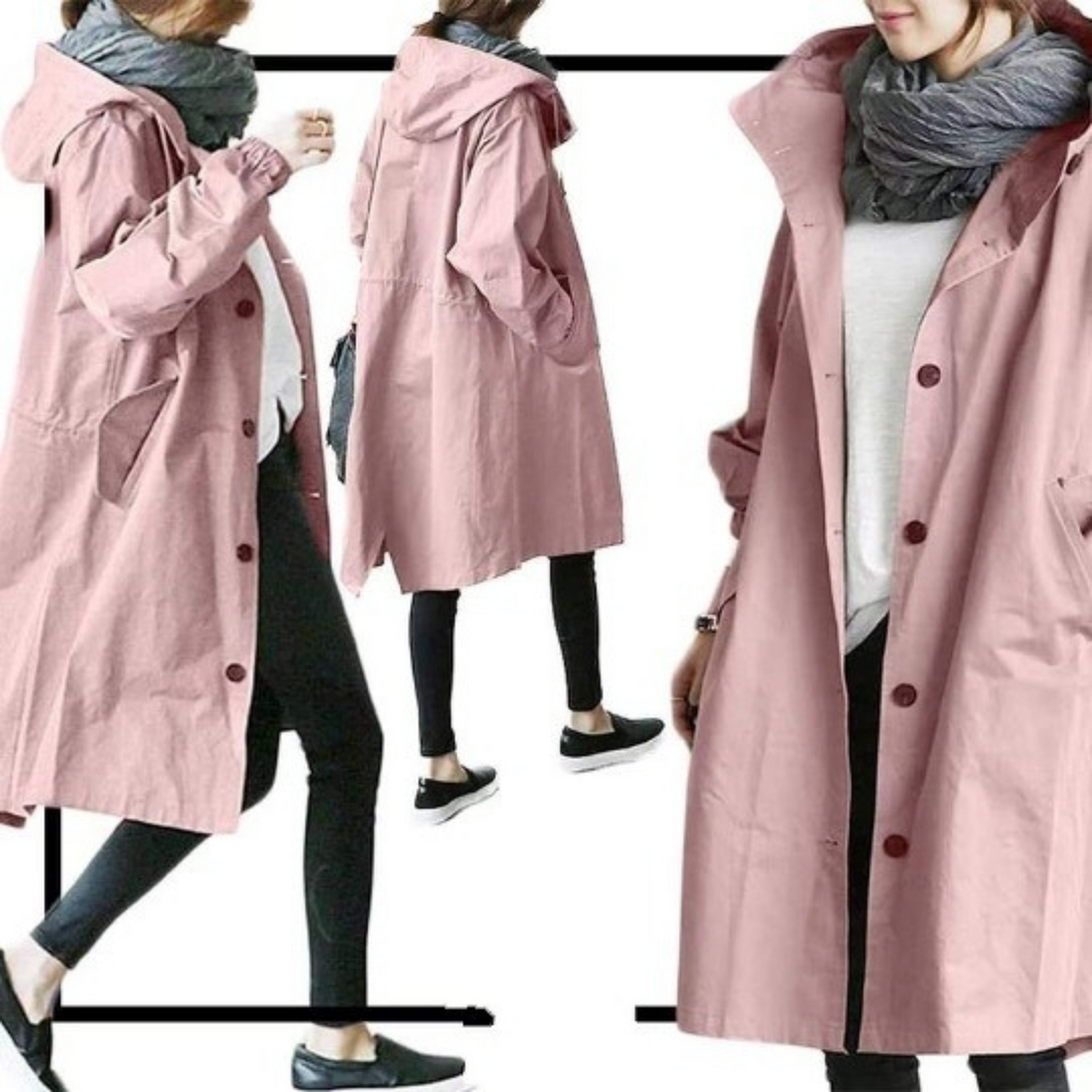 Hooded Women's Overcoat - Sophie