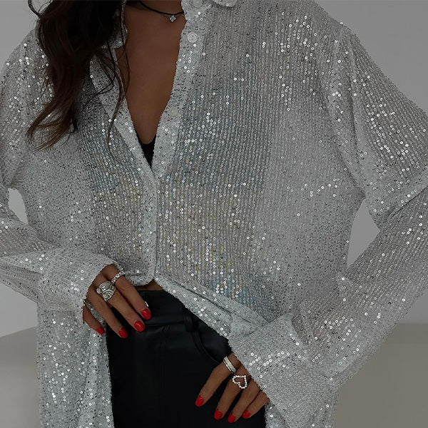 Luminous Sequin Top – Aurora