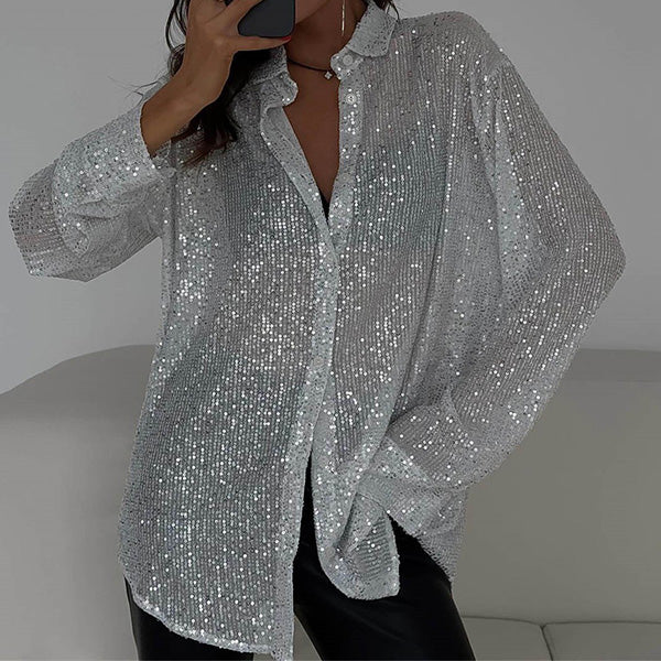 Luminous Sequin Top – Aurora