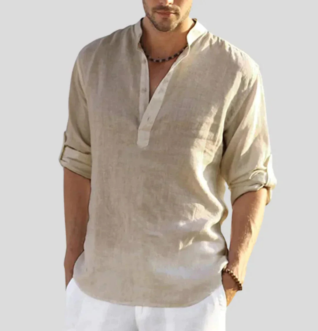 Sophisticated Linen Top - Ethan