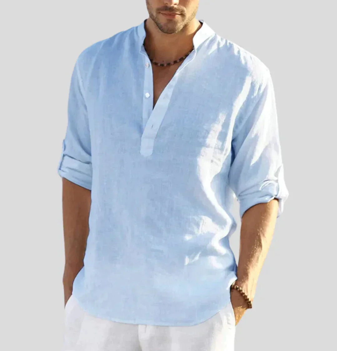 Sophisticated Linen Top - Ethan