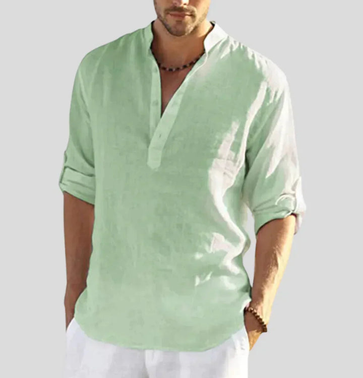 Sophisticated Linen Top - Ethan
