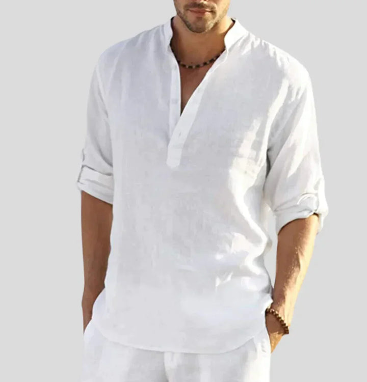 Sophisticated Linen Top - Ethan