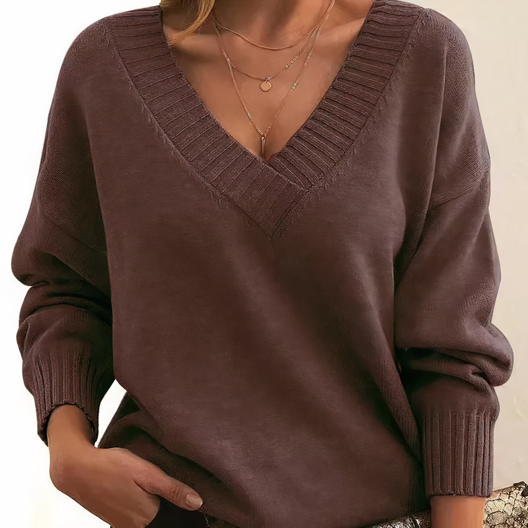 Elegant Cashmere Pullover - Sophia
