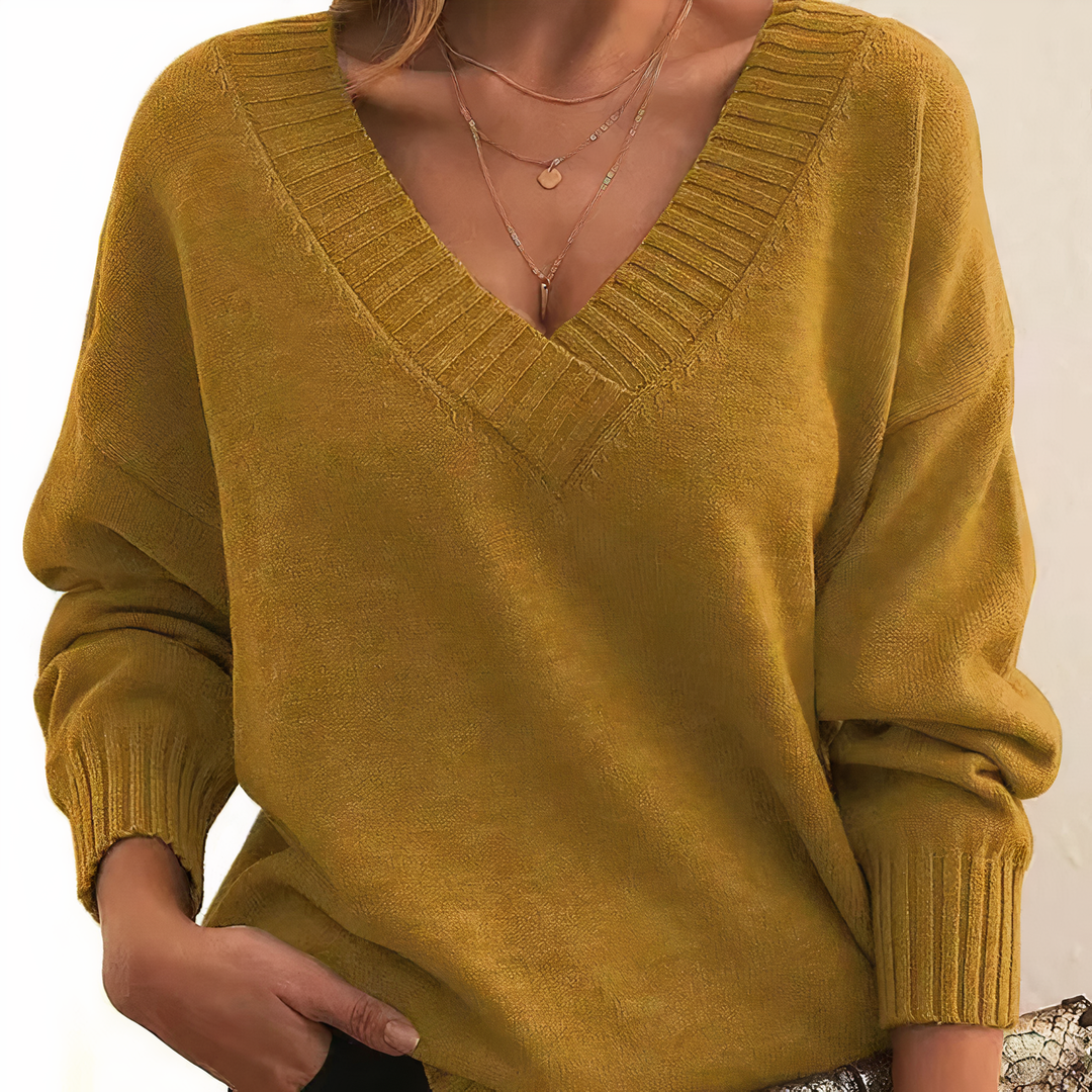 Elegant Cashmere Pullover - Sophia