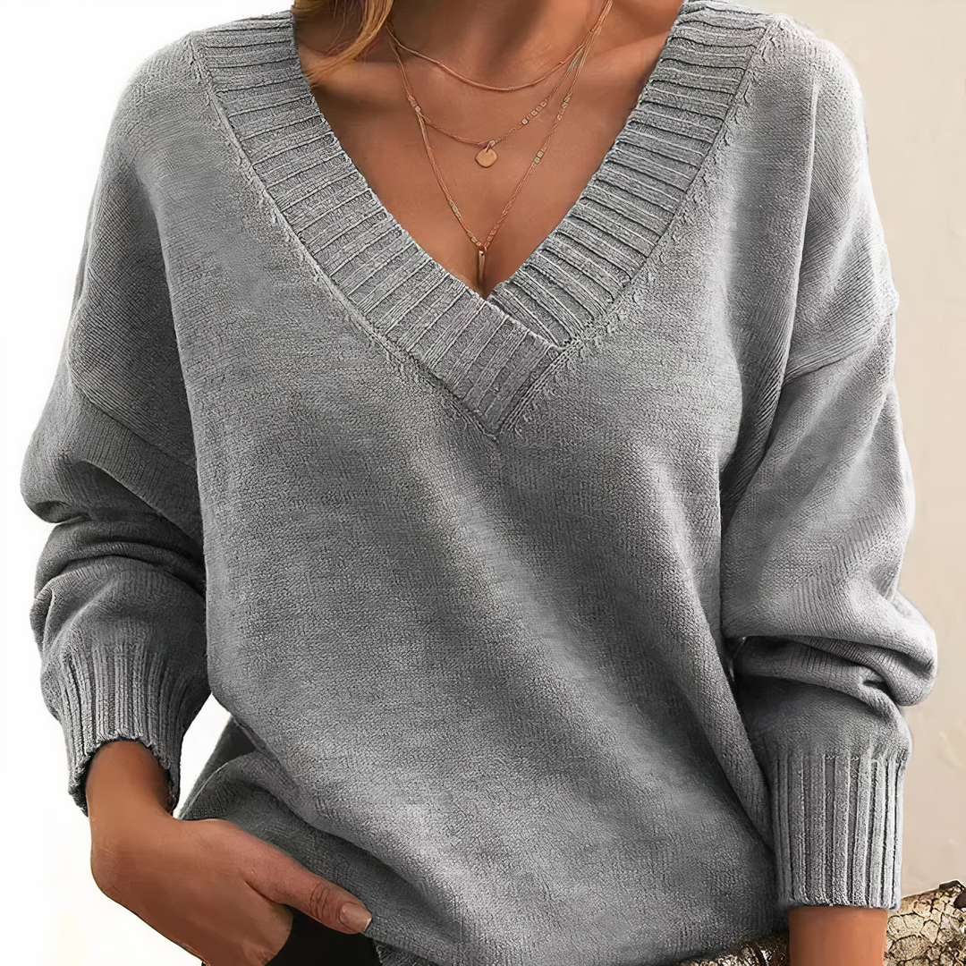 Elegant Cashmere Pullover - Sophia