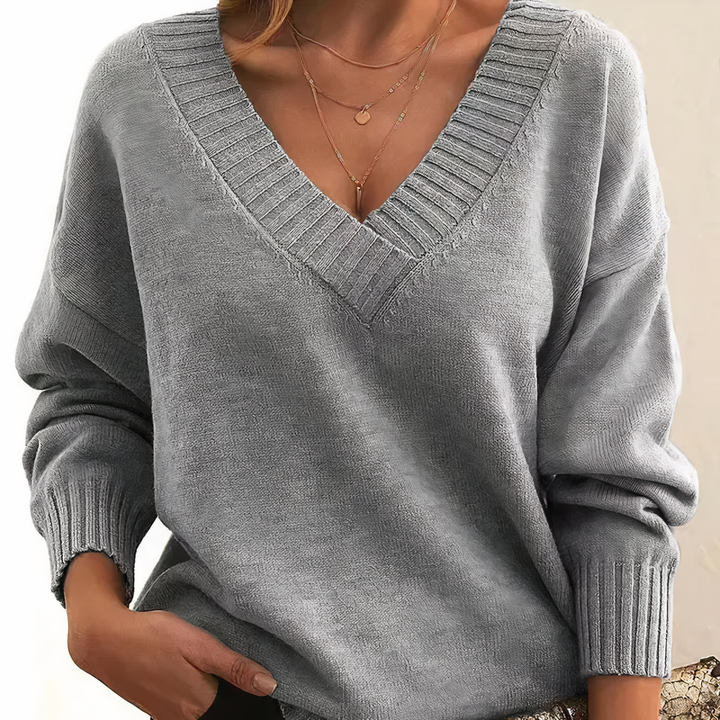 Elegant Cashmere Pullover - Sophia