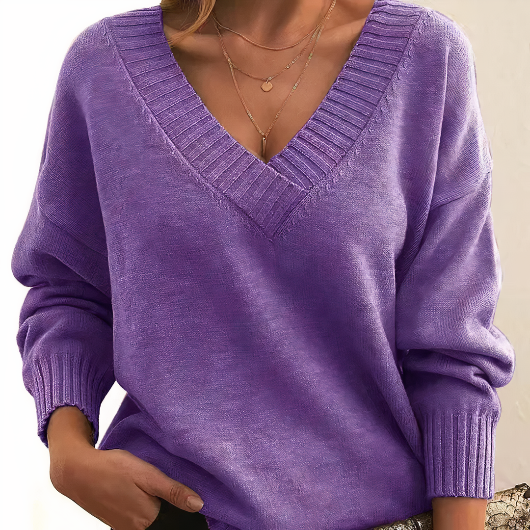 Elegant Cashmere Pullover - Sophia