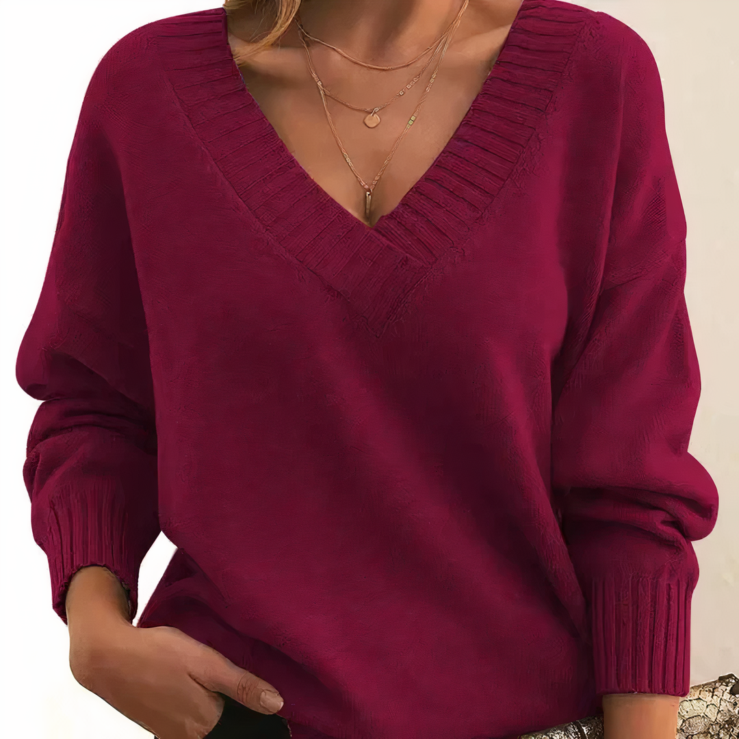 Elegant Cashmere Pullover - Sophia
