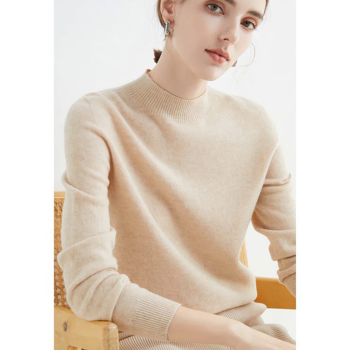 Sophisticated Cashmere Knit Sweater for Her - Isabella