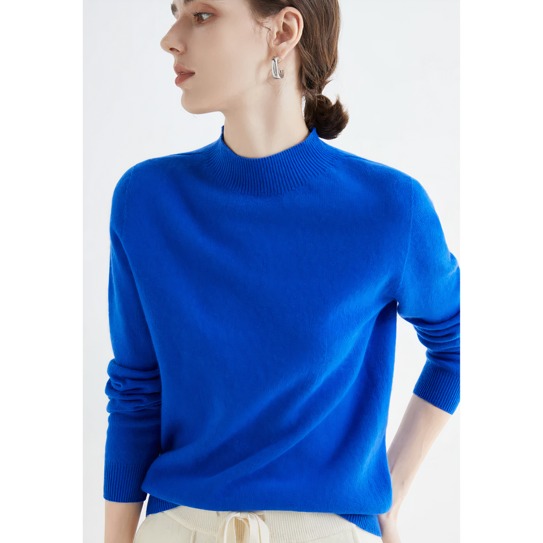 Sophisticated Cashmere Knit Sweater for Her - Isabella
