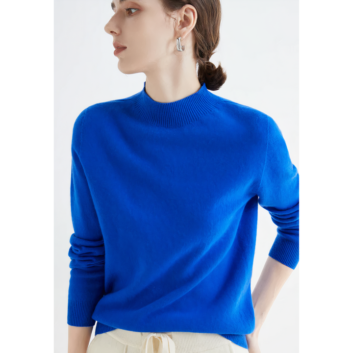 Sophisticated Cashmere Knit Sweater for Her - Isabella