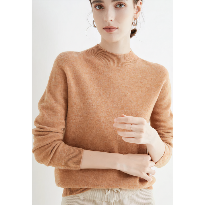Sophisticated Cashmere Knit Sweater for Her - Isabella