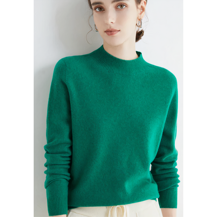 Sophisticated Cashmere Knit Sweater for Her - Isabella