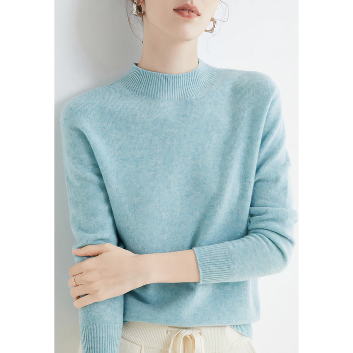 Sophisticated Cashmere Knit Sweater for Her - Isabella