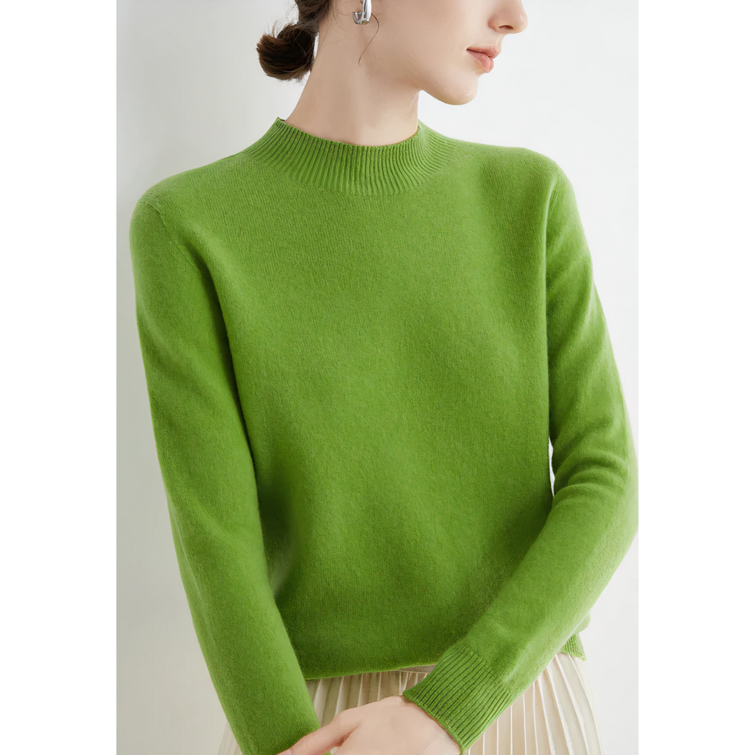 Sophisticated Cashmere Knit Sweater for Her - Isabella