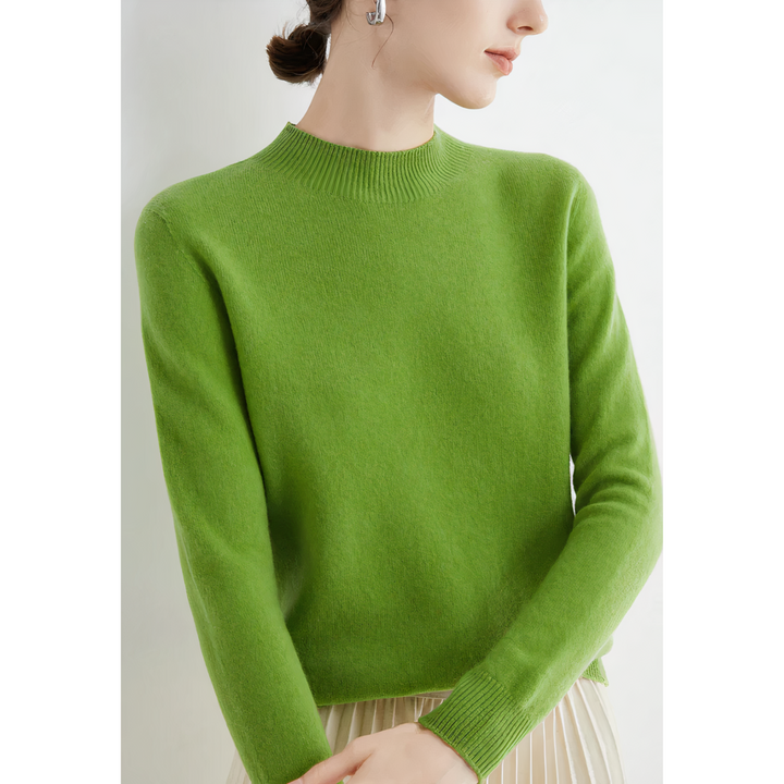 Sophisticated Cashmere Knit Sweater for Her - Isabella