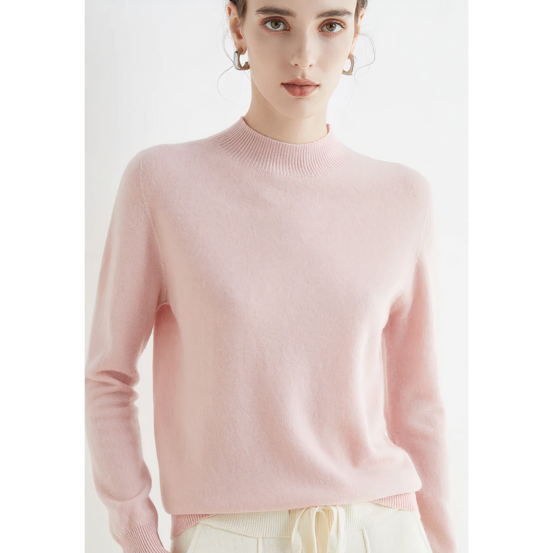 Sophisticated Cashmere Knit Sweater for Her - Isabella